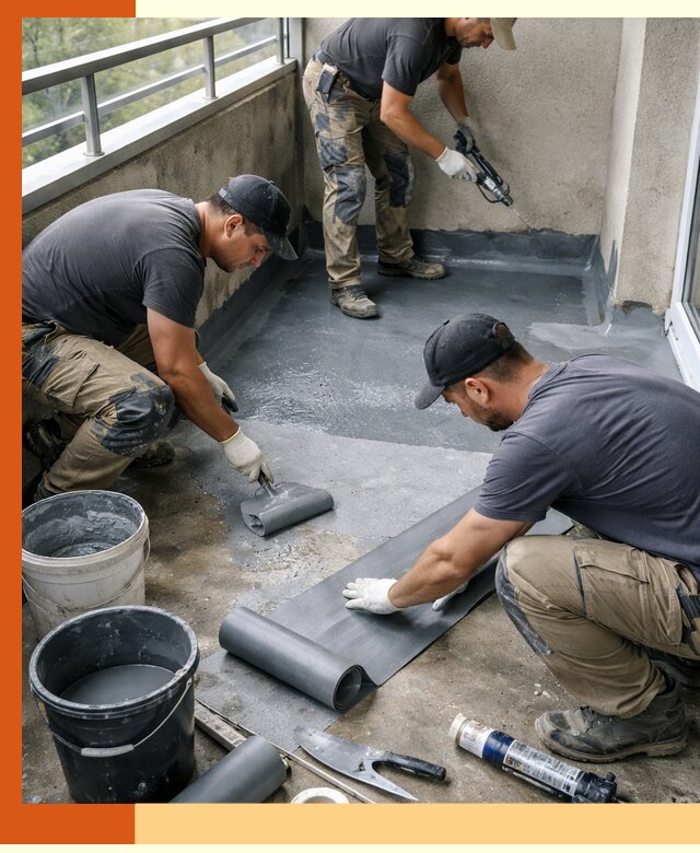 Гидроизоляция балкона в Раменском: надежная защита от протечек