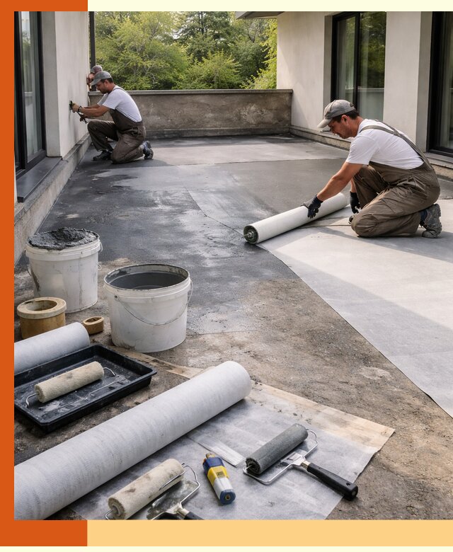 Гидроизоляция террасы в Раменском — надежная защита от влаги и протечек