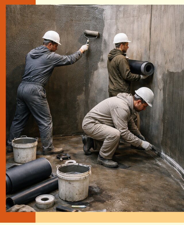 Гидроизоляция резервуара профессионально в Раменском