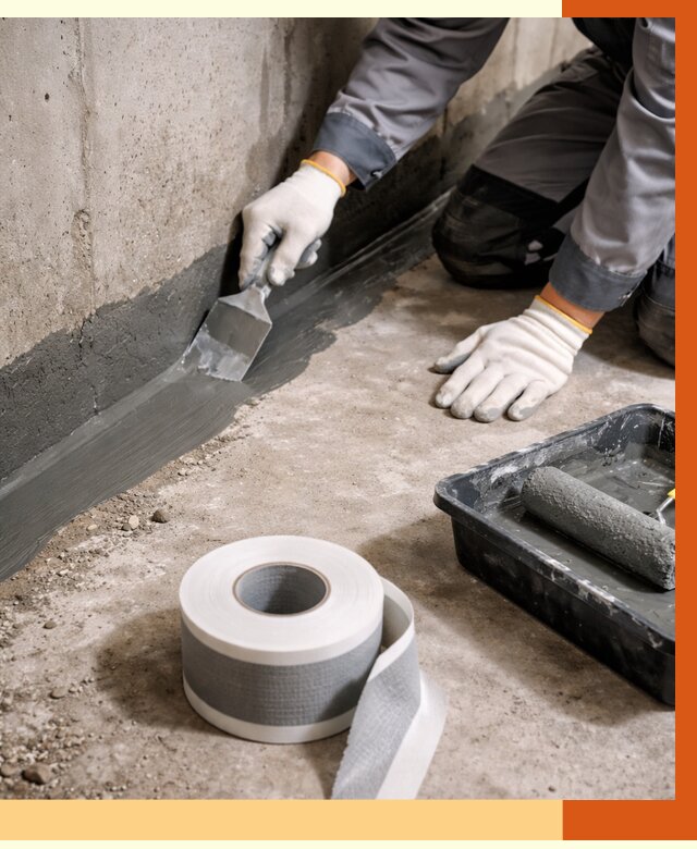 Гидроизоляция швов и герметизация стыков в Раменском от 1267 руб. | ТепломастерРмн