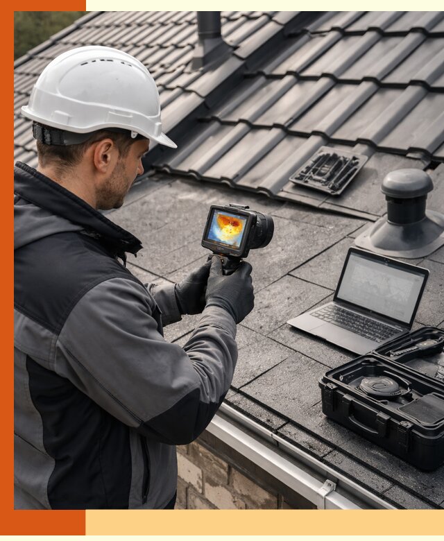 Тепловизионное обследование кровли в Раменском для выявления дефектов