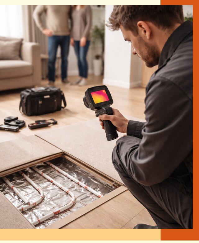 Тепловизионное обследование теплого пола в Раменском от 4563 руб. — ТепломастерРмн