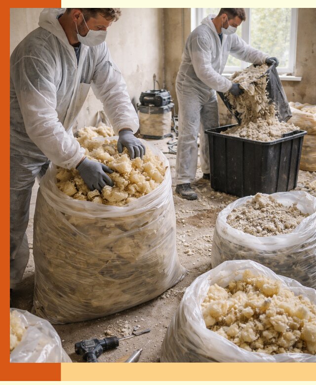 Утилизация старого утеплителя в Раменском быстро и безопасно