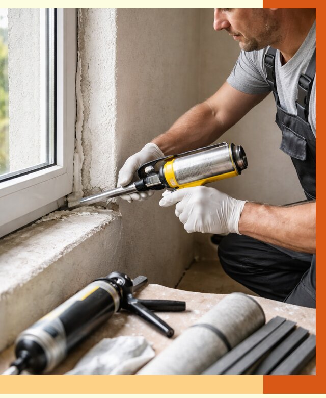 Герметизация стыков и примыканий в Раменском от 1217 руб. под ключ | ТепломастерРмн