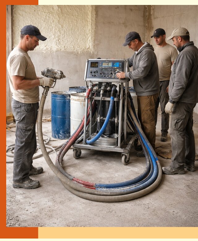 Аренда установки для напыления ППУ в Раменском на выгодных условиях